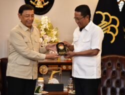 Penasihat Khusus Presiden Wiranto Audiensi dengan Menteri Hukum, Bahas Digitalisasi dan Posbakum Desa