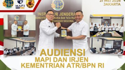 Itjen ATR/BPN dan MAPI Perkuat Sinergi Pengawasan untuk Mewujudkan Pelayanan Pertanahan yang Bersih dan Berintegritas